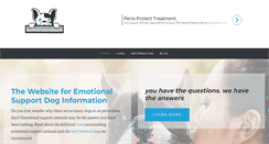 Desktop Screenshot of emotionalsupportdog.com